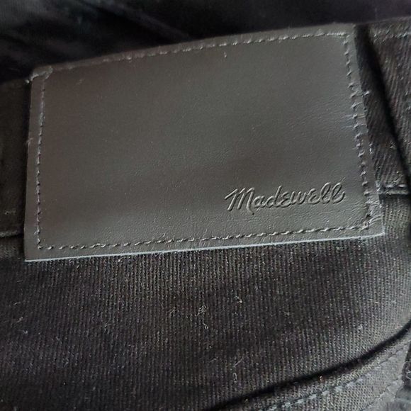 NWOT - Madewell 9" Mid-Rise Skinny Jeans: Velvet Tuxedo Stripe Edition - Picture 5 of 9